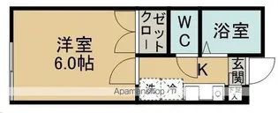 ヴィレッジ旭ケ丘【104号室】の間取り