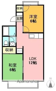セジュールすごう【1階】の間取り