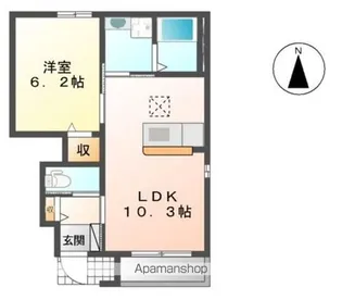 ツインズⅠ【1階】の間取り