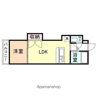 コスモ早稲田【103号室】の間取り