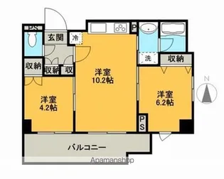 パークアクシス仲御徒町【9階】の間取り