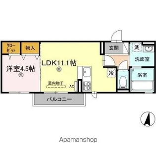 K.T.コスモス【2階】の間取り