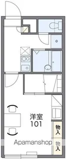 レオパレスルミエールⅢ【205号室】の間取り