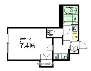 グリーンスクエア【105号室】の間取り
