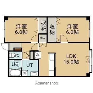 アールズコート【301号室】の間取り