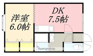 ベルコーポ【202号室】の間取り