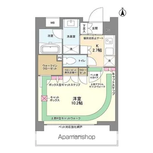 スタイリオ蒲田【9階】の間取り