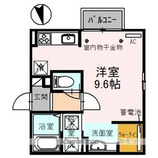 COCO AIR B棟【1階】の間取り