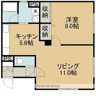 KIビル【302号室】の間取り