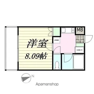 IKI本館ビル【203号室】の間取り