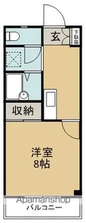 ハイム眉山【201号室】の間取り