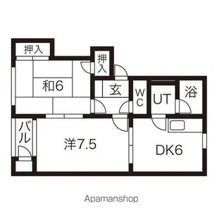 アップルヴィレッジZ【1階】の間取り