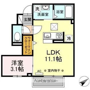 グラン シエル【1階】の間取り