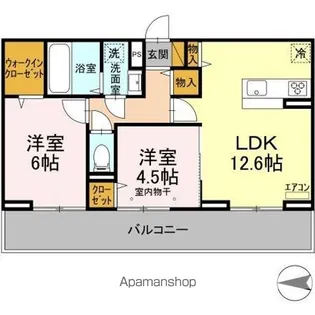 ファミリア エテルナ【2階】の間取り