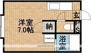 ハイツセラヴィ【1階】の間取り