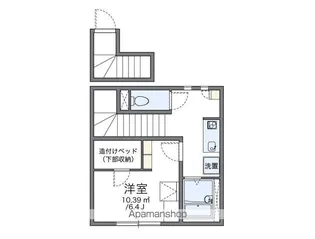 レオパレスアネックスⅡ【2階】の間取り