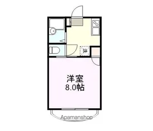 西村ハイツ【102号室】の間取り