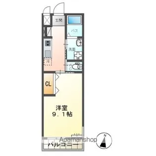 ミ・ルーチェ【2階】の間取り