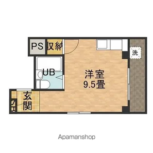 エステートハイノ【4階】の間取り