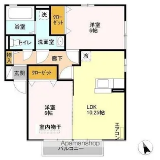 エトワール【2階】の間取り