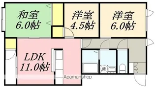 SUNRISE HEIGHTS NO.1(サンライズハイツ)【1階】の間取り