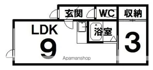 レインボーコート【2階】の間取り