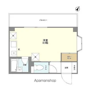 クアルトエルモーサ二子玉川【2階】の間取り