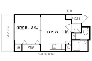 MORE七条【2階】の間取り