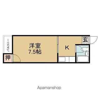 ロゼッタ南大門【3階】の間取り