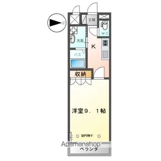 プラム・K【203号室】の間取り