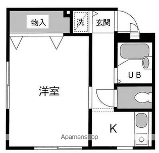 ジュネス ドミール【1階】の間取り