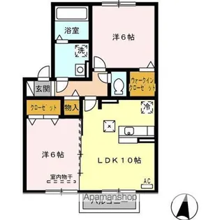 サン アレキ【1階】の間取り