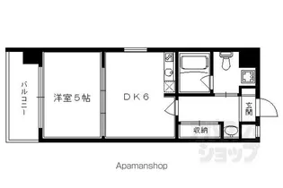GーSTAGE京都油小路【102号室】の間取り