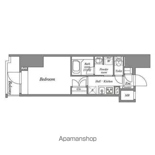 ACP RESIDENCE 亀戸【7階】の間取り