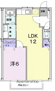 コンフォールUEMATSUⅡ【2階】の間取り