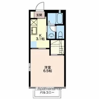 ドエルSUZUKI【2階】の間取り