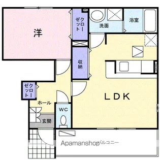 チェリー・ココ【1階】の間取り