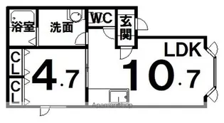 ハイツさいとう【2階】の間取り