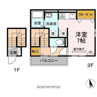 PIKO広駅前【2階】の間取り