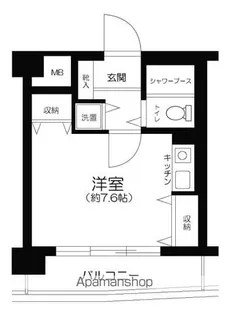 ダイアパレス赤坂【2階】の間取り
