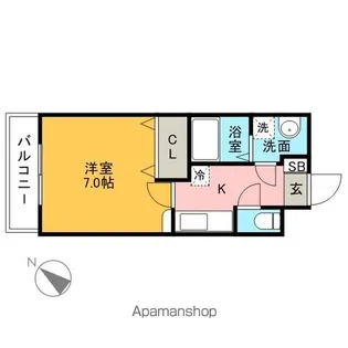 エンクレスト博多駅前Ⅲ【12階】の間取り