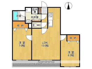 メゾン陸奥Ⅱ【501号室】の間取り