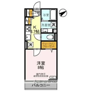 アンデス【2階】の間取り