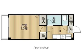 マンションアドーマ【303号室】の間取り