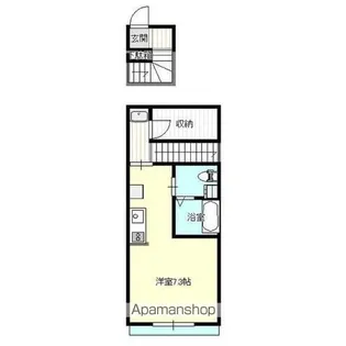 SUNNY SIDE Ⅰ【2階】の間取り