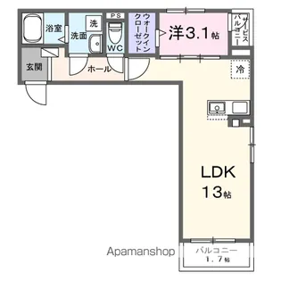 タイヨウ・レジデンス【2階】の間取り
