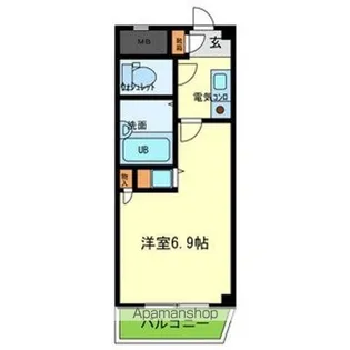 リーベハイツ青山【212号室号室】の間取り