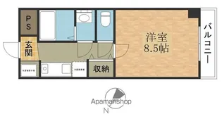 第36長栄ガーデンハイツヤマキ【312号室】の間取り