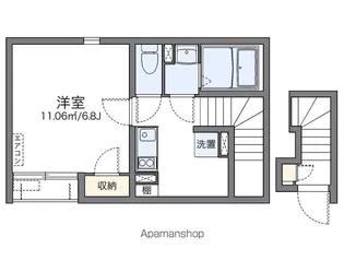 レオネクストメゾン庄内通【202号室】の間取り