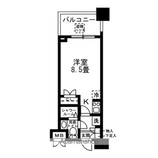 レジディア錦糸町【9階】の間取り